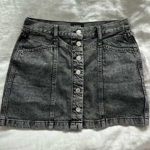 Canyon Skirt Acid Wash Black